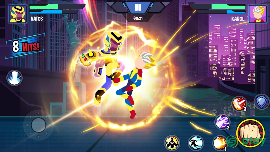 Stickman Heroes: Battle of God — скриншот 2