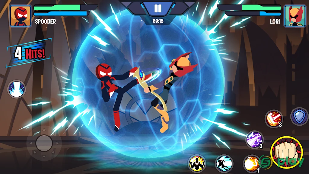 Stickman Heroes: Battle of God — скриншот 3