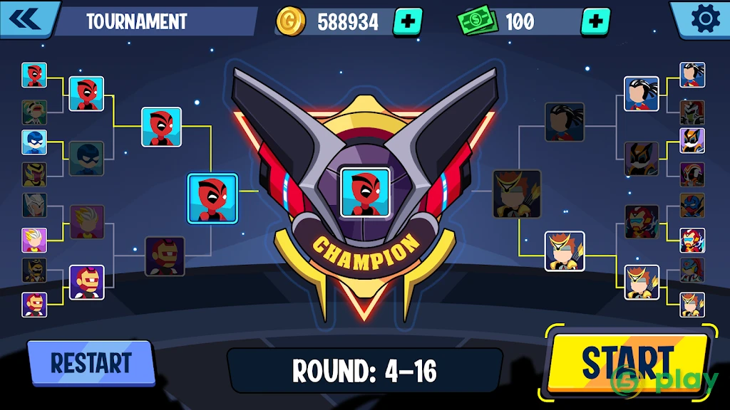 Stickman Heroes: Battle of God — скриншот 5