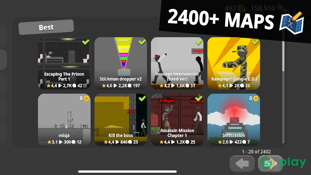 Stick Box Ragdoll Playground — скриншот 3