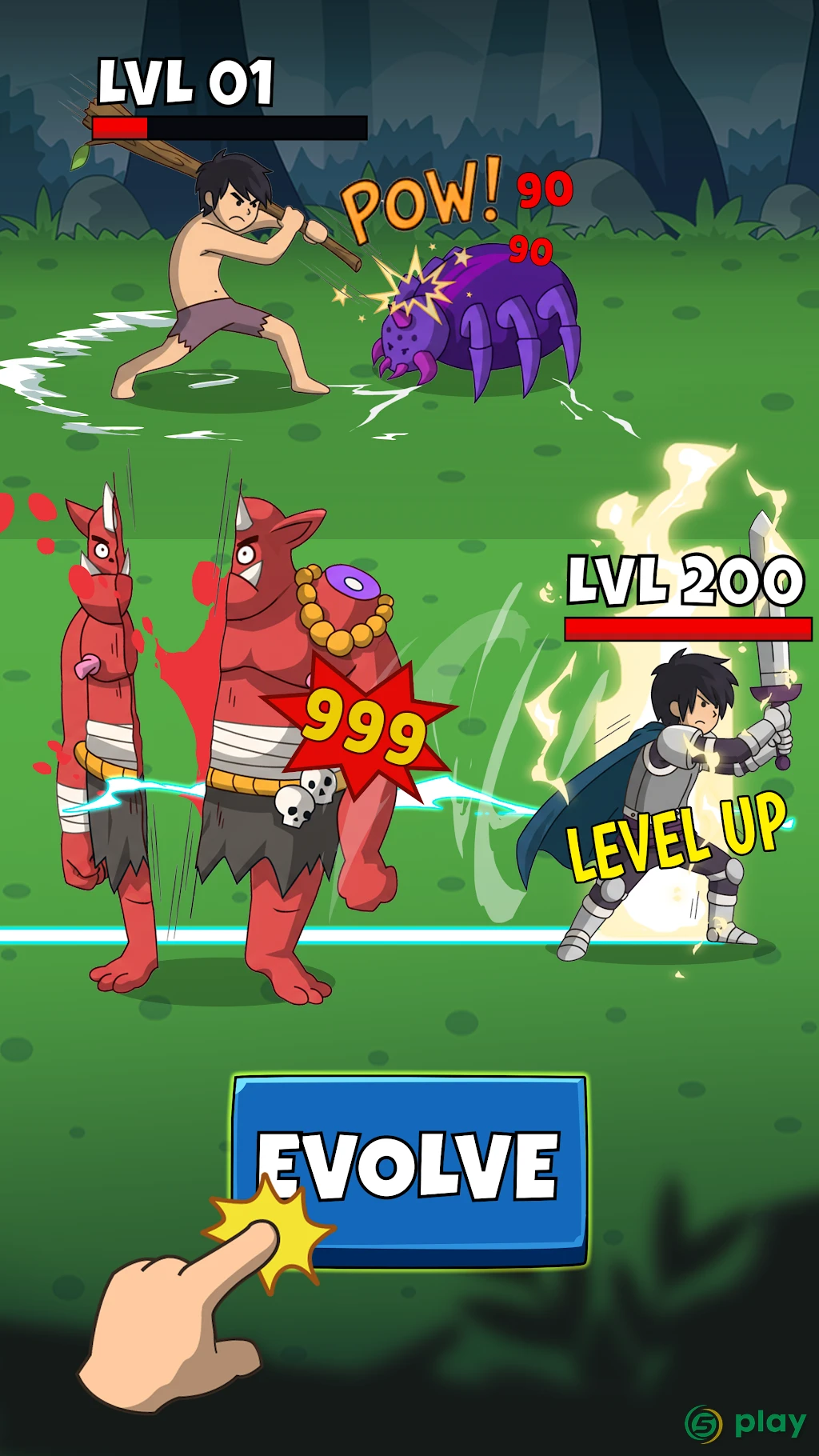 Hero Hero Clicker - Idle RPG — скриншот 2