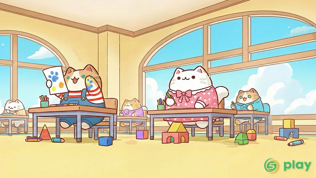 Cat School: Idle Cute Tycoon — скриншот 6