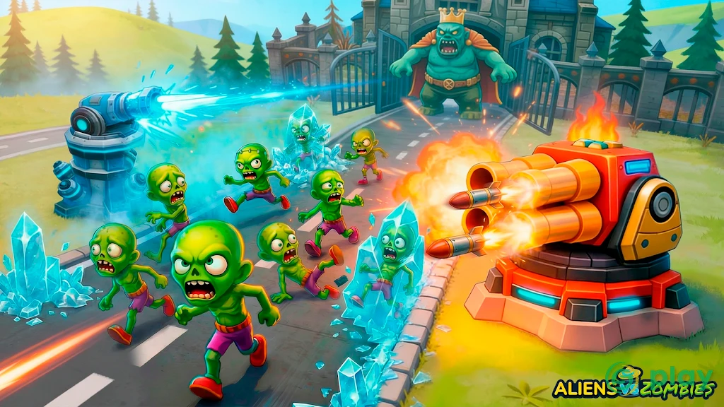 Aliens vs Zombies: Invasion — скриншот 7