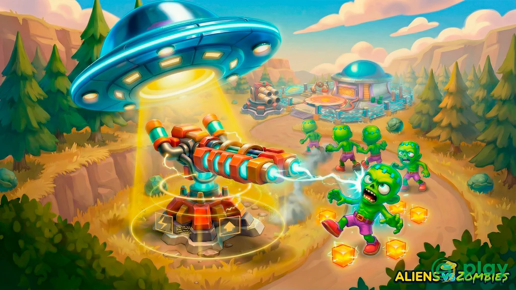 Aliens vs Zombies: Invasion — скриншот 8