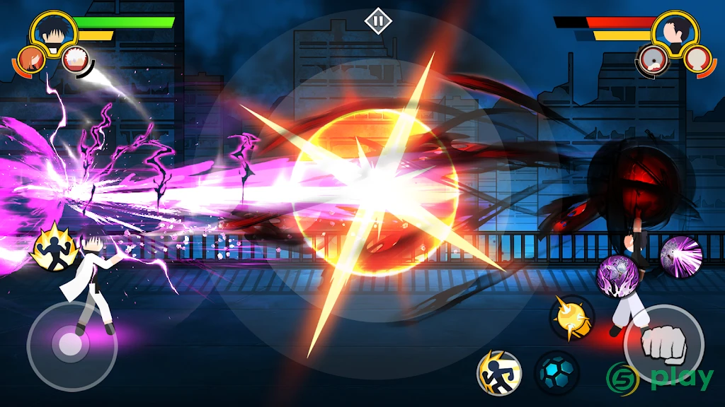Stickman Cursed Fight 3v3 — скриншот 1