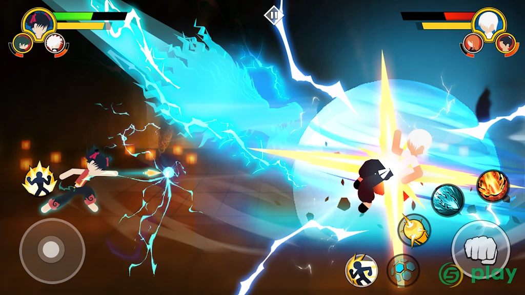 Stickman Cursed Fight 3v3 — скриншот 3