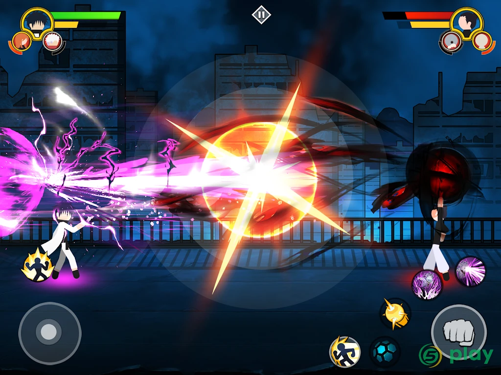 Stickman Cursed Fight 3v3 — скриншот 4