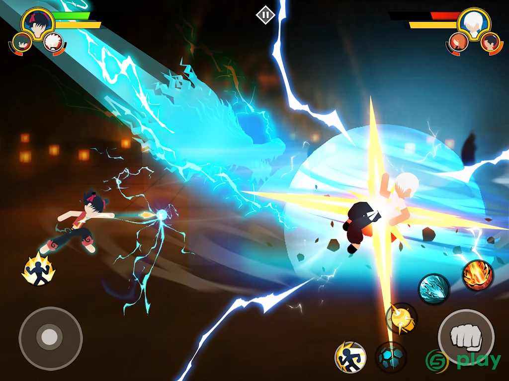 Stickman Cursed Fight 3v3 — скриншот 6