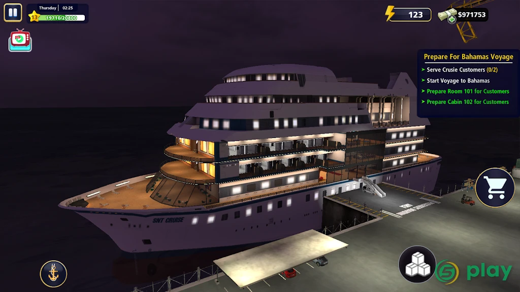Cruise Ship Manager Simulator — скриншот 1