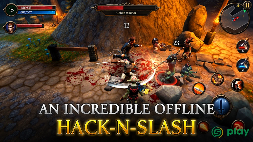 Arcane Quest Legends - Offline RPG — скриншот 1