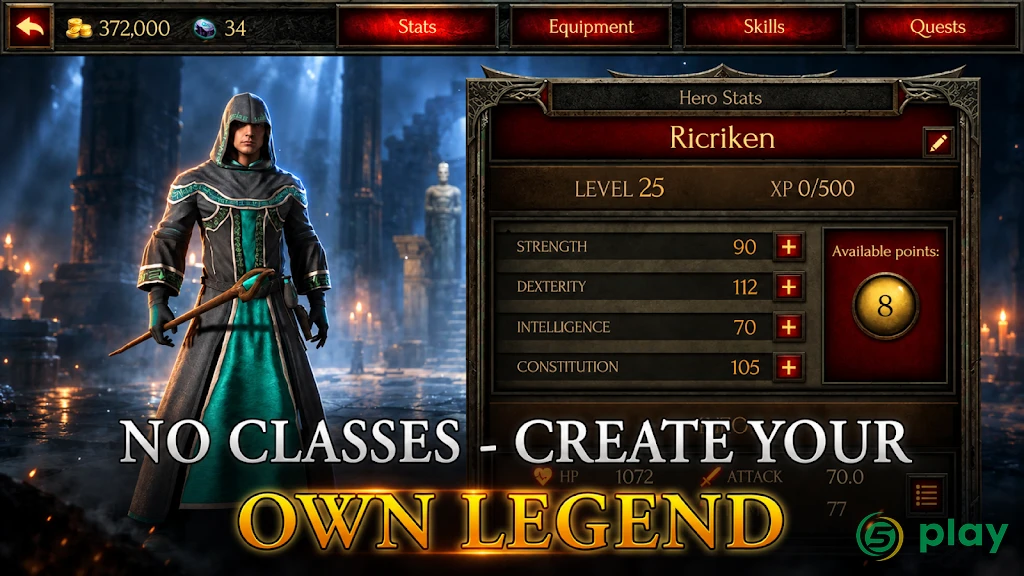 Arcane Quest Legends - Offline RPG — скриншот 3