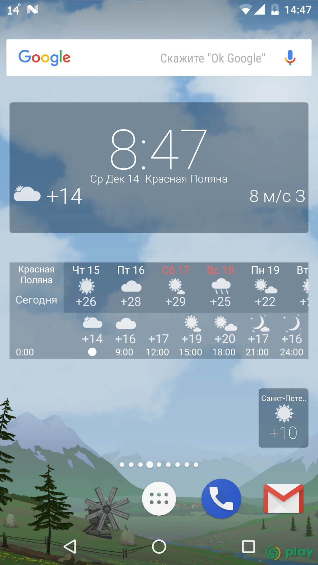 Погода YoWindow - Без Ограничений — скриншот 6