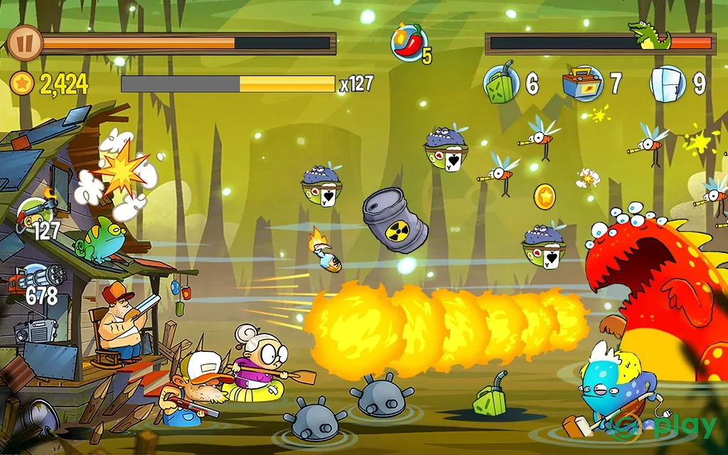 Swamp Attack — скриншот 10