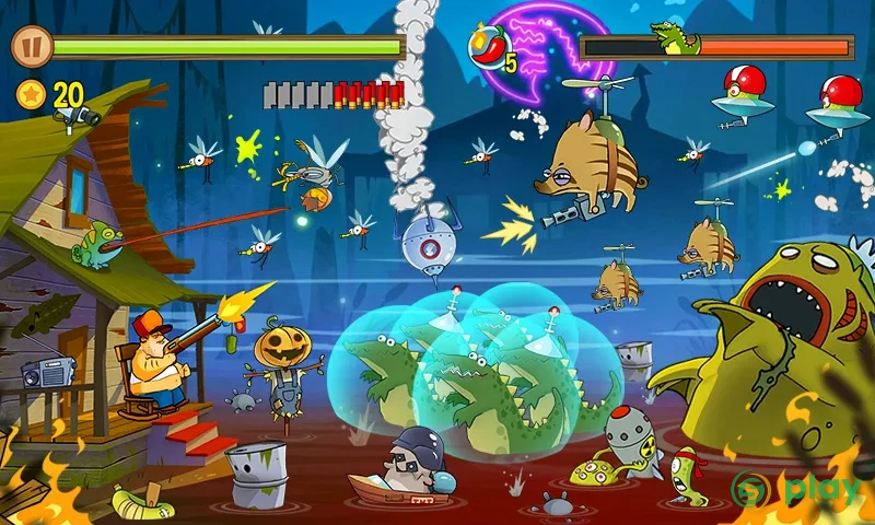 Swamp Attack — скриншот 4