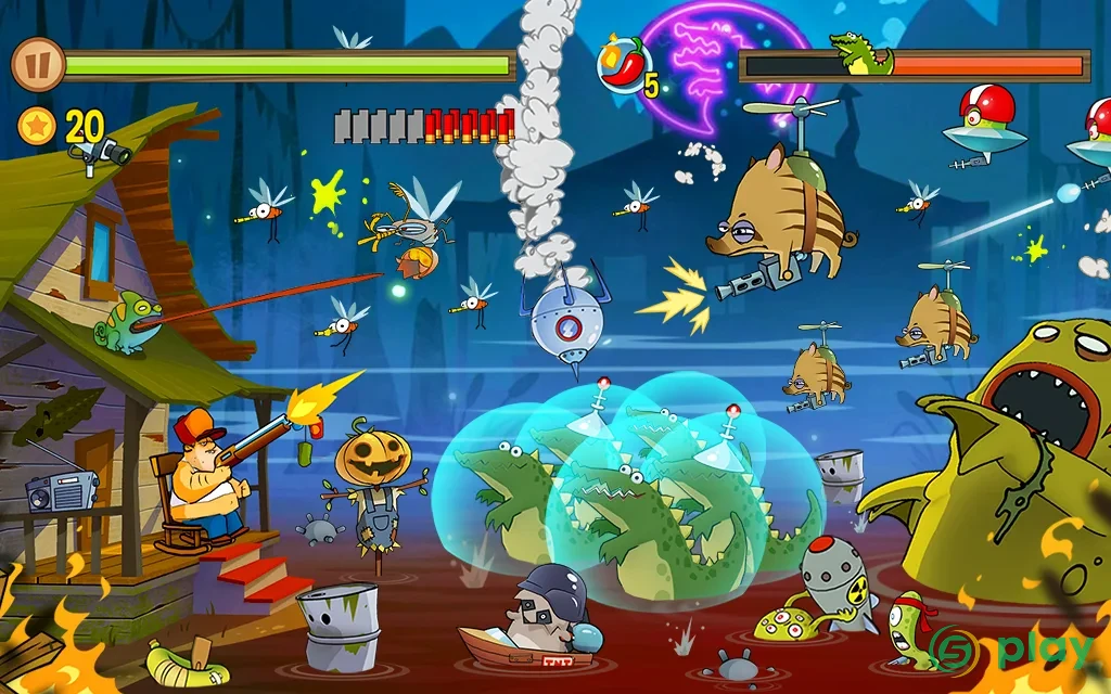Swamp Attack — скриншот 9
