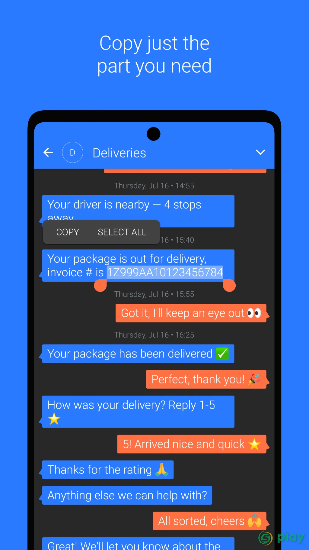 Textra SMS — скриншот 2