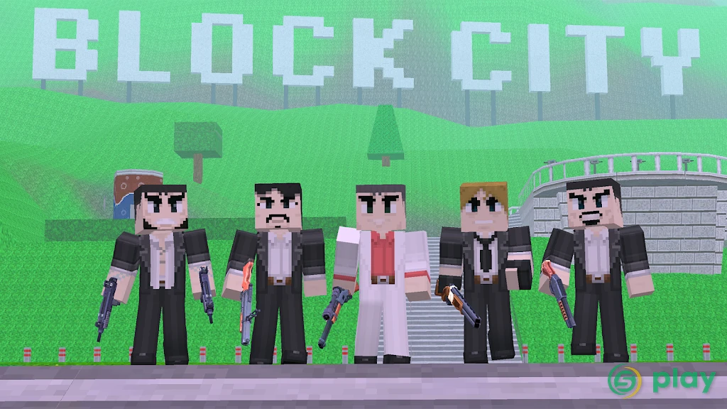Block City Wars: Vice World 3d — скриншот 1