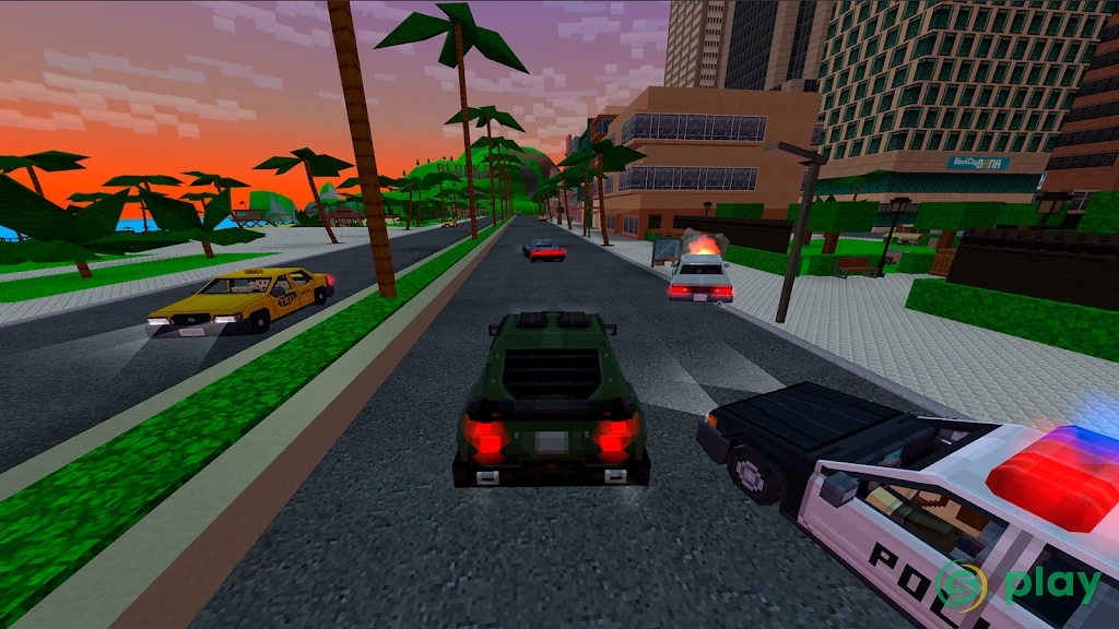 Block City Wars: Vice World 3d — скриншот 2