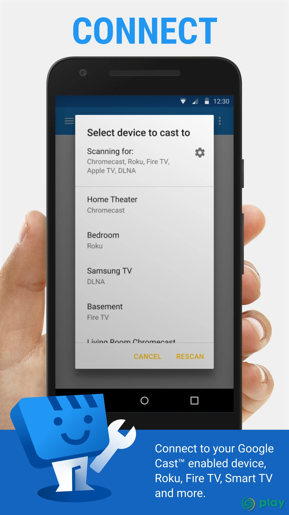 Web Video Cast | Браузер для ТВ/Chromecast/Roku/+ — скриншот 2