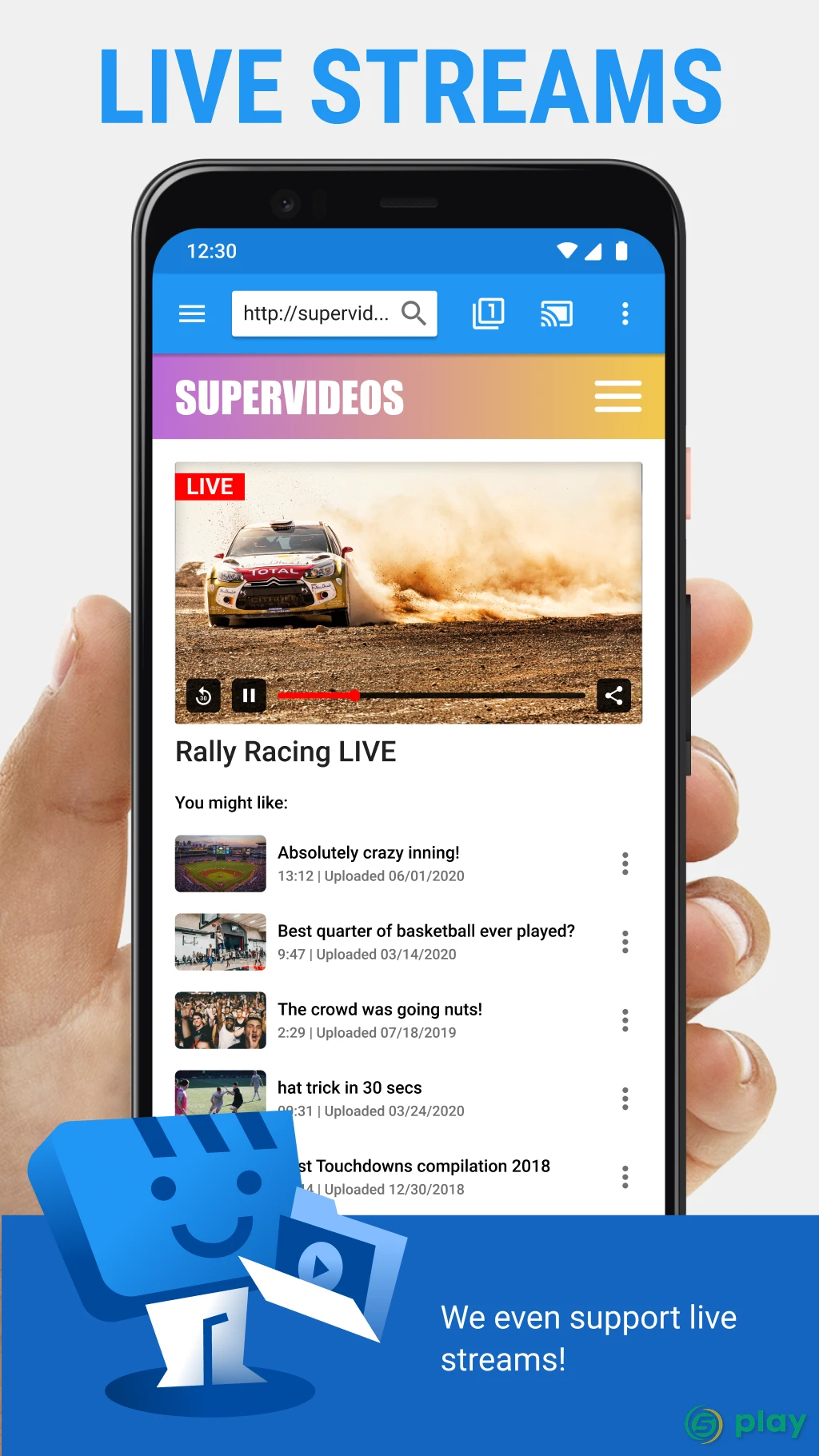 Web Video Cast | Браузер для ТВ/Chromecast/Roku/+ — скриншот 5