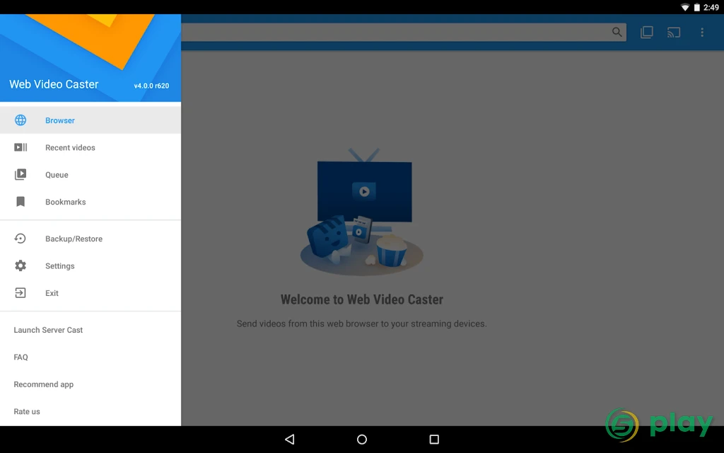 Web Video Cast | Браузер для ТВ/Chromecast/Roku/+ — скриншот 8