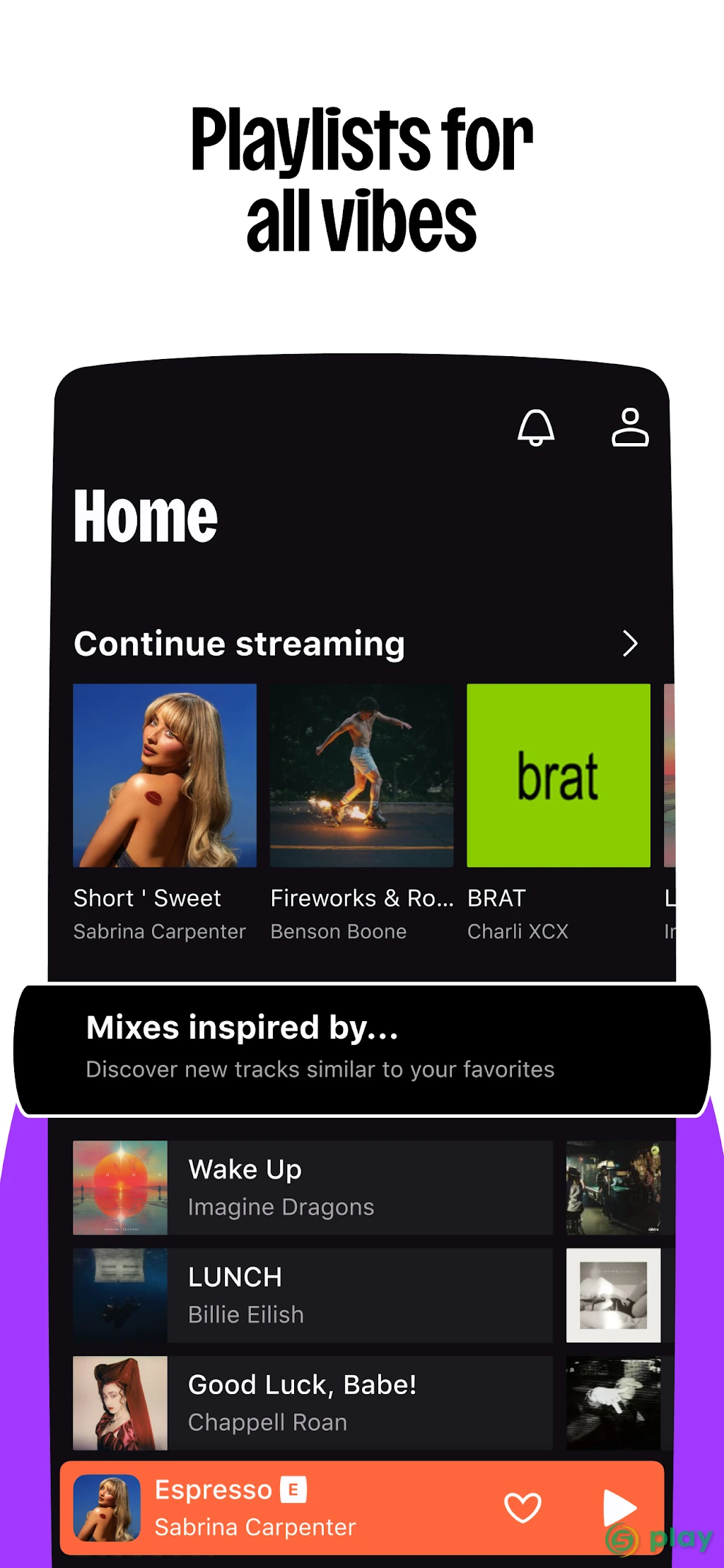 Deezer: музыка, плейлисты и подкасты — скриншот 1