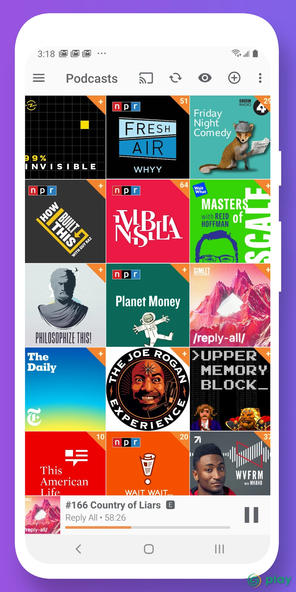 Podcast & Radio Addict — скриншот 4