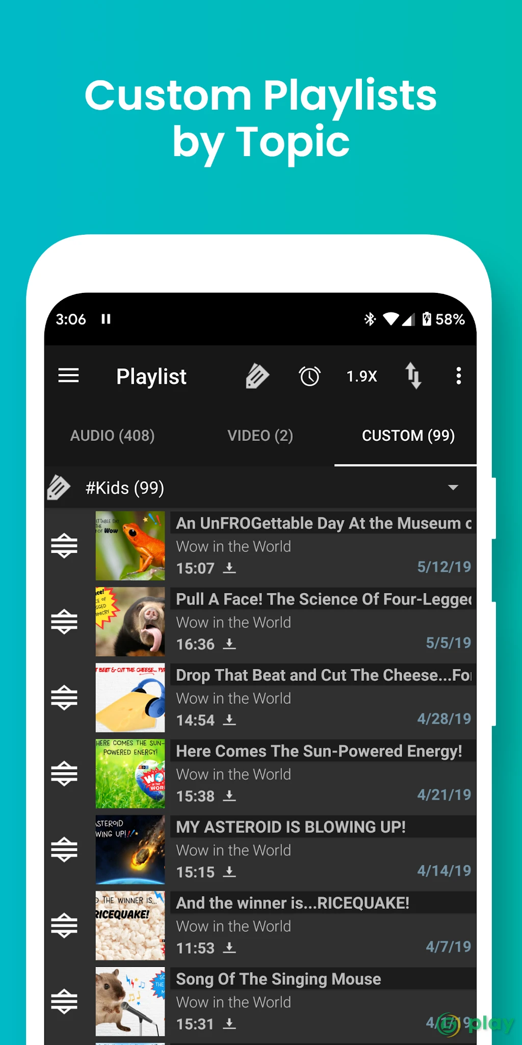 Podcast & Radio Addict — скриншот 6
