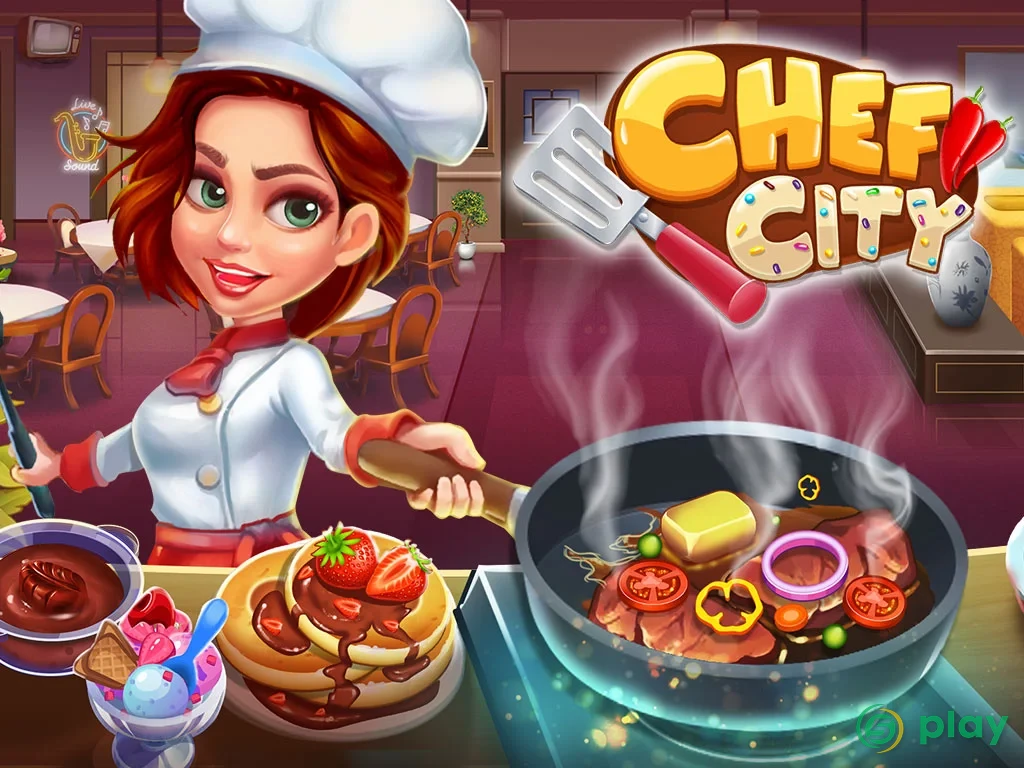 Chef City : Kitchen Restaurant Cooking Game — скриншот 1