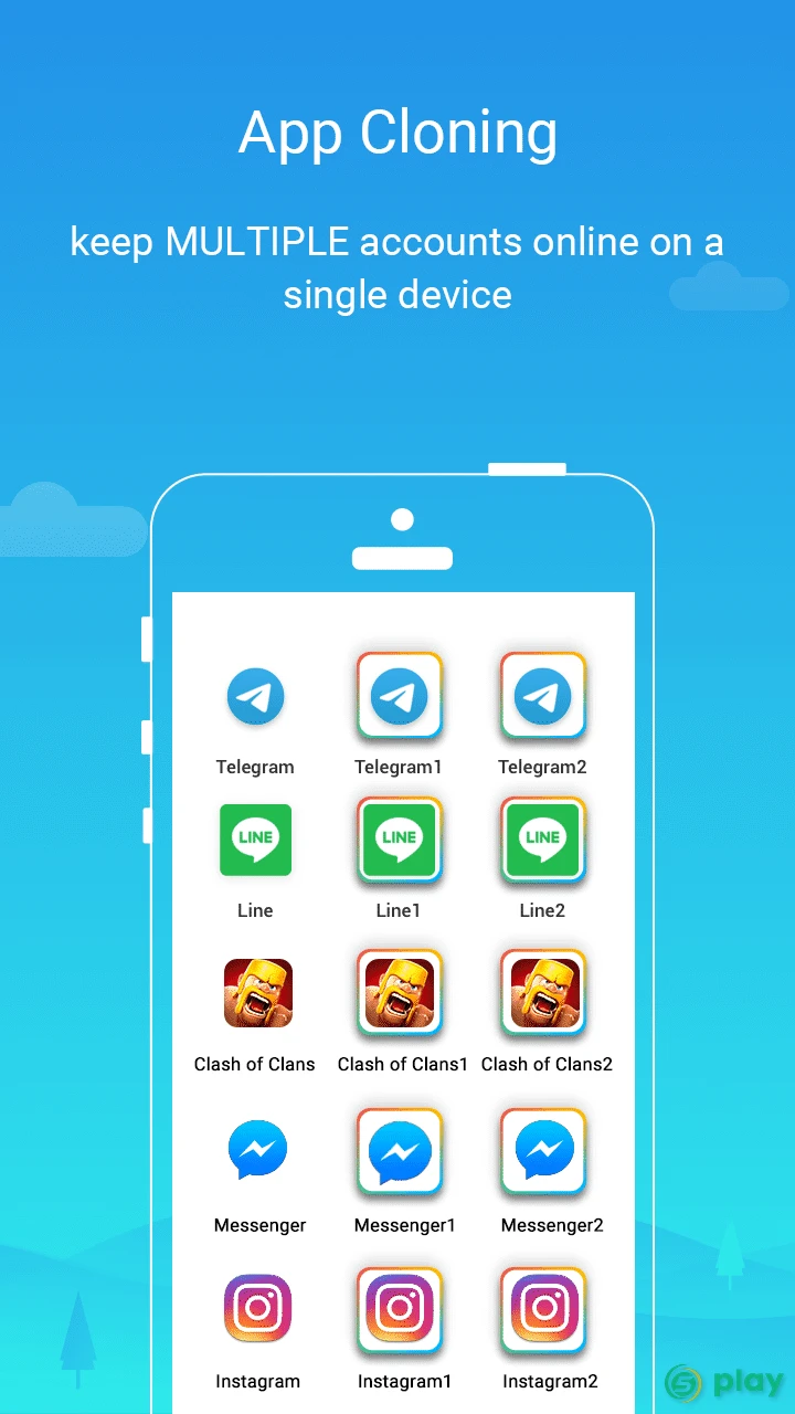 Parallel Space－Multi Accounts PRO — скриншот 1