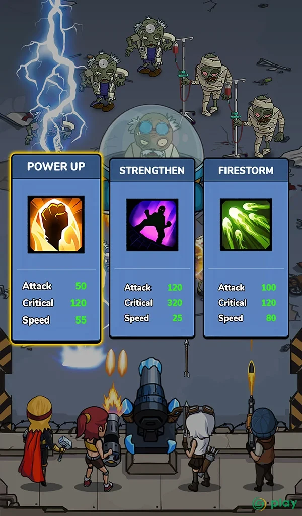 Zombie War: Idle Defense Game — скриншот 3