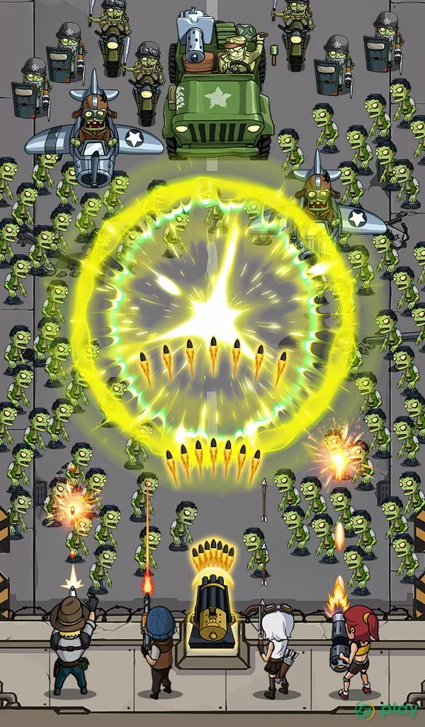 Zombie War: Idle Defense Game — скриншот 6