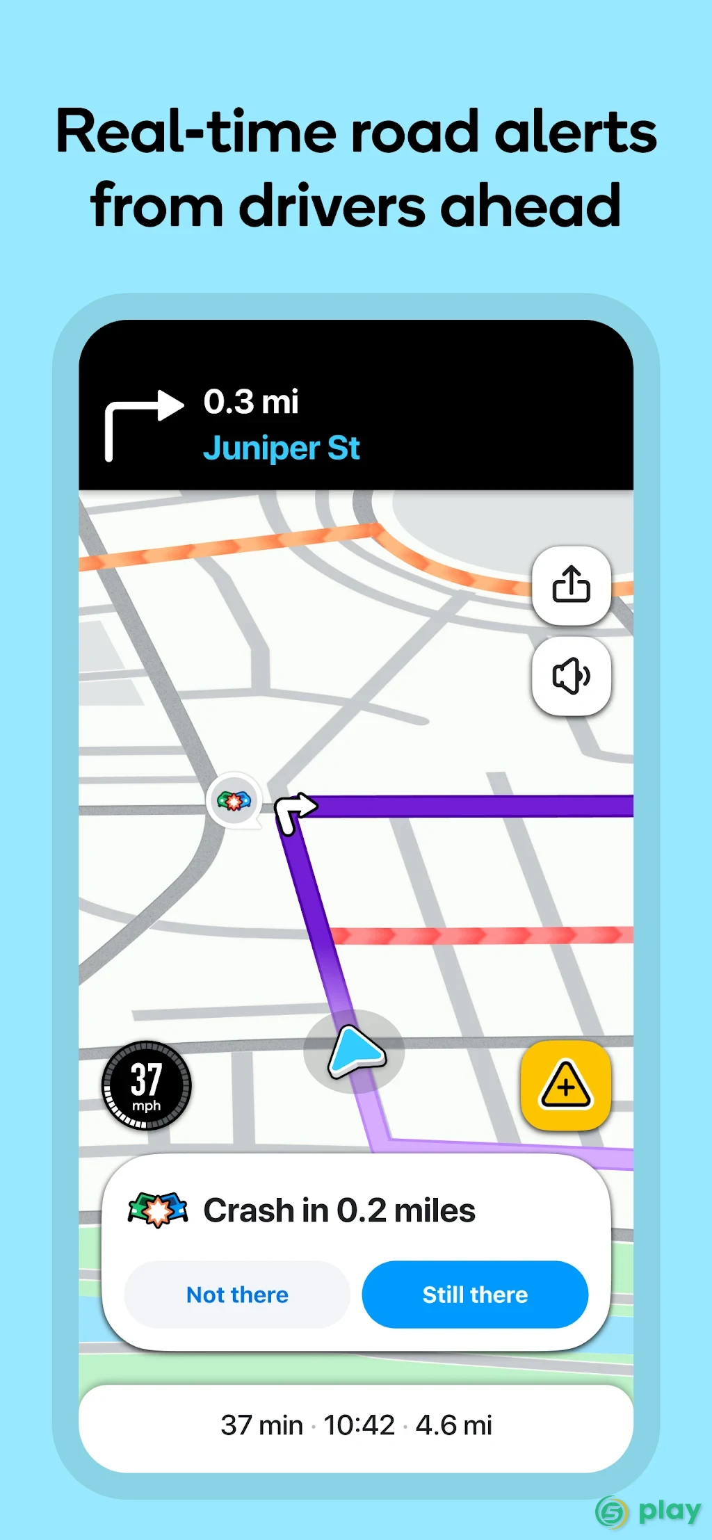 Waze - социальный навигатор — скриншот 2