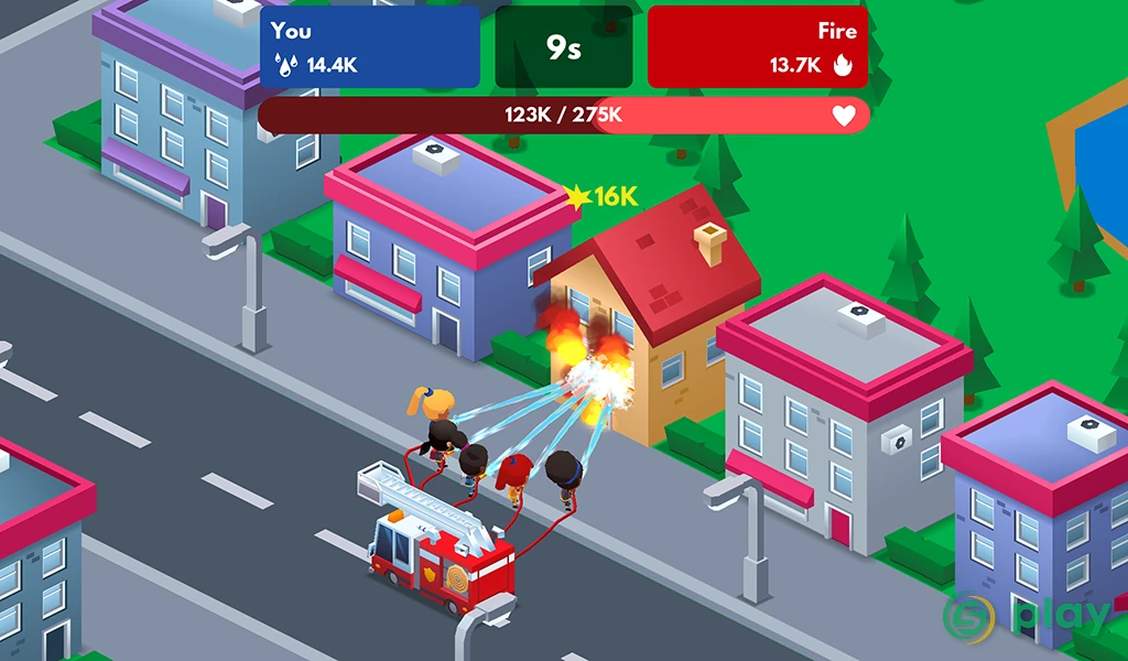 Idle FireFighter Tycoon - симулятор пожарный — скриншот 11