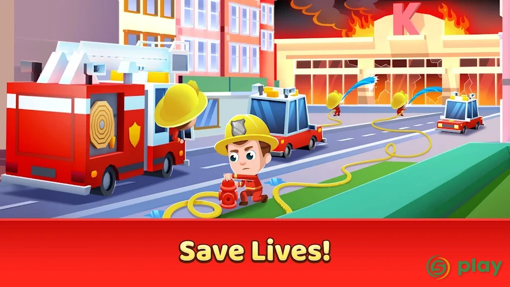 Idle FireFighter Tycoon - симулятор пожарный — скриншот 3