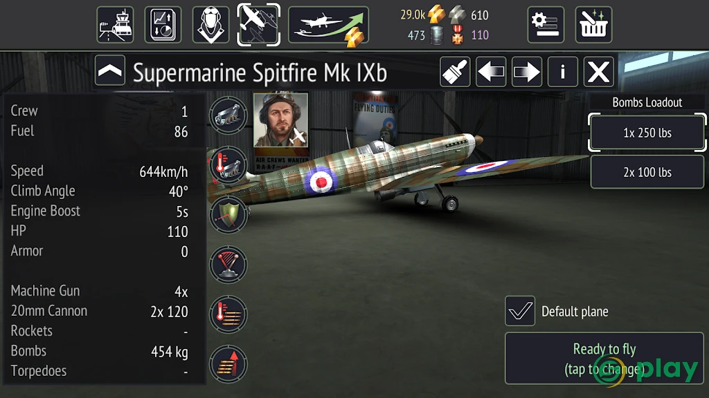 Warplanes: WW2 Dogfight — скриншот 8