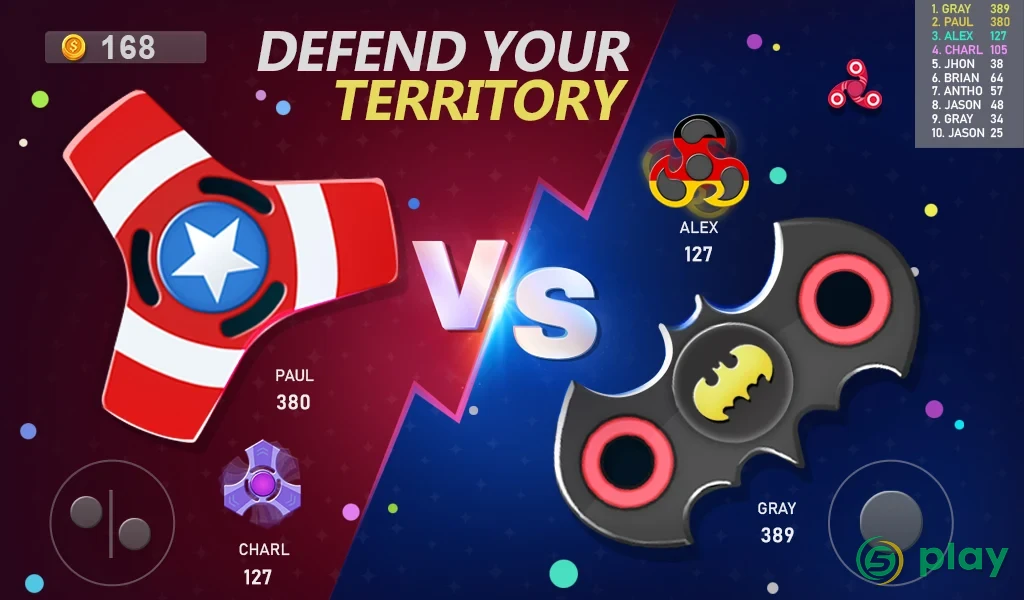 Fidget Spinner .io Game — скриншот 1