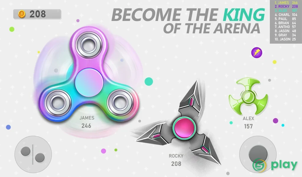 Fidget Spinner .io Game — скриншот 2