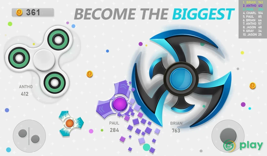 Fidget Spinner .io Game — скриншот 3