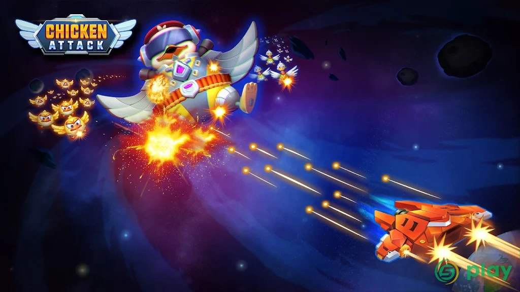 Chicken Attack: Galaxy Shooter — скриншот 5