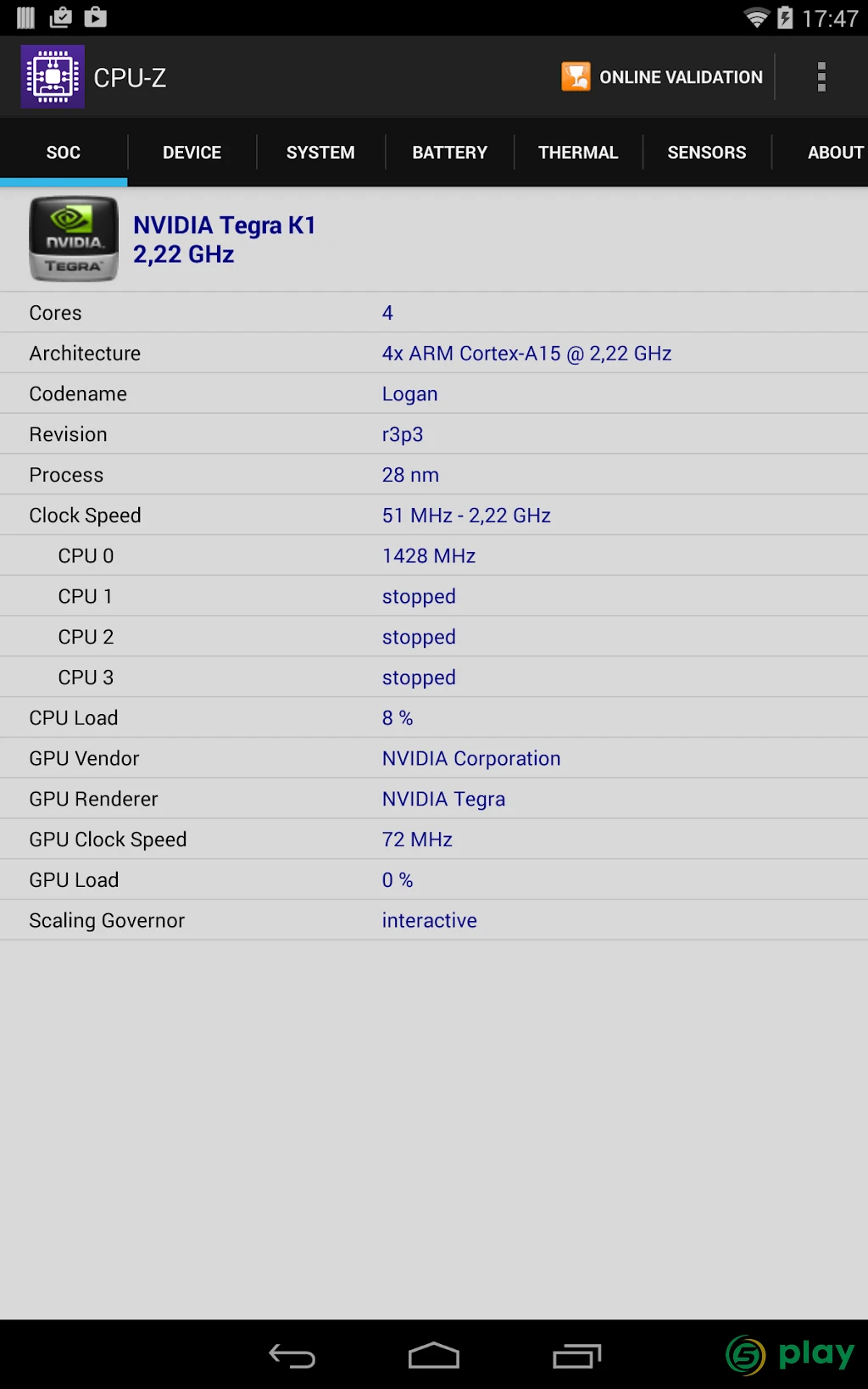 CPU-Z — скриншот 8