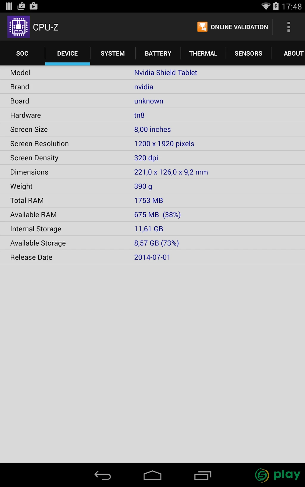 CPU-Z — скриншот 9