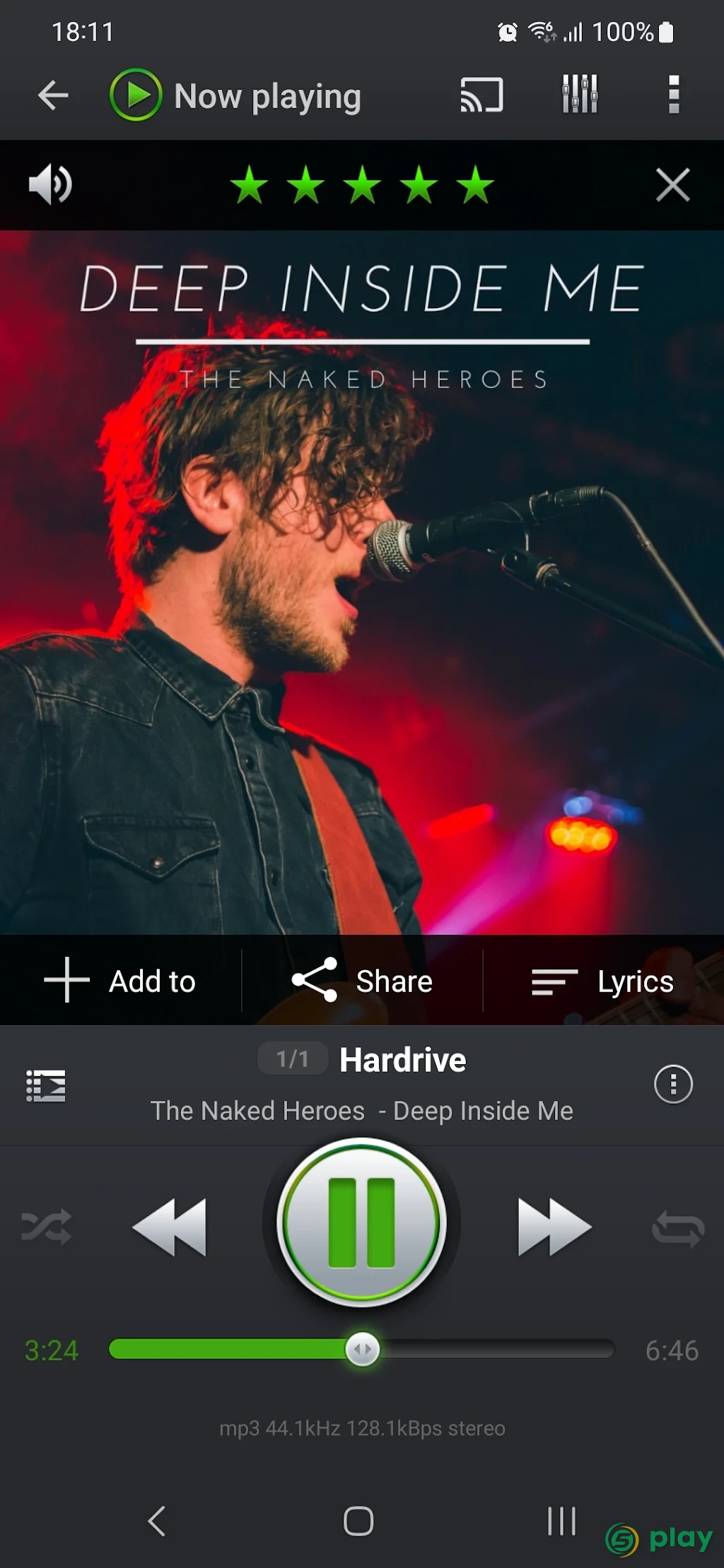 PlayerPro Music Player — скриншот 2