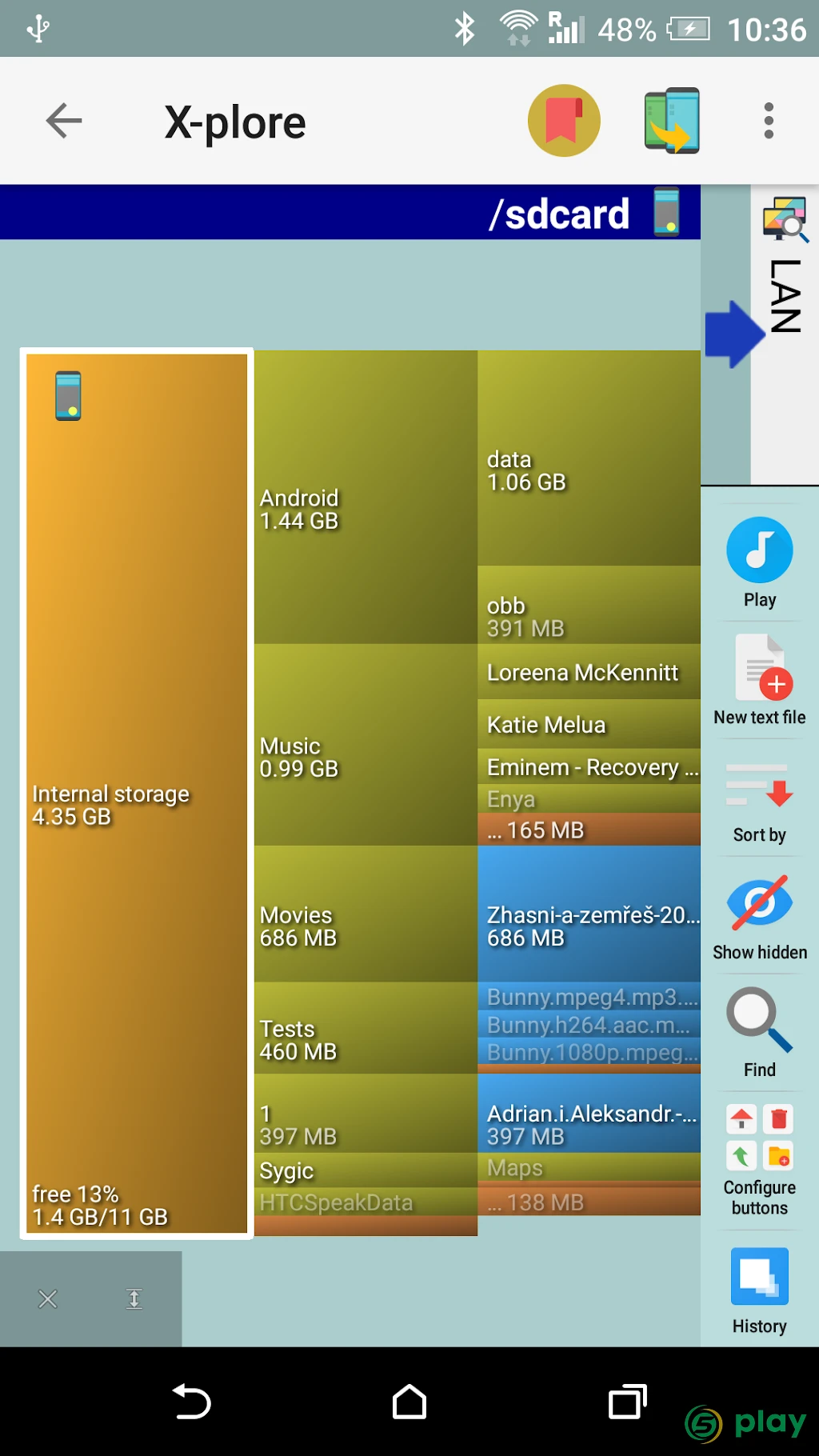 X-plore File Manager — скриншот 4