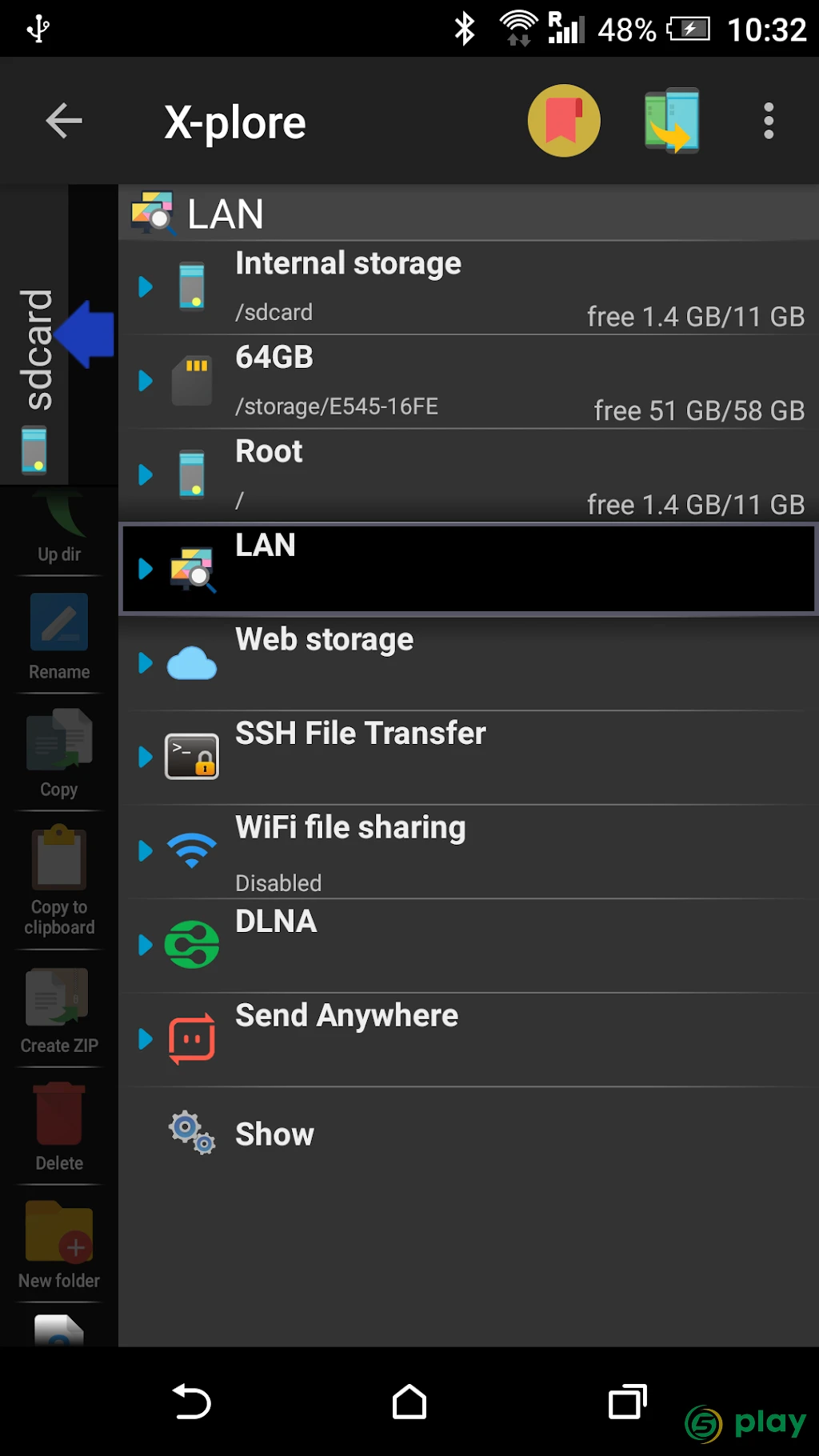 X-plore File Manager — скриншот 6