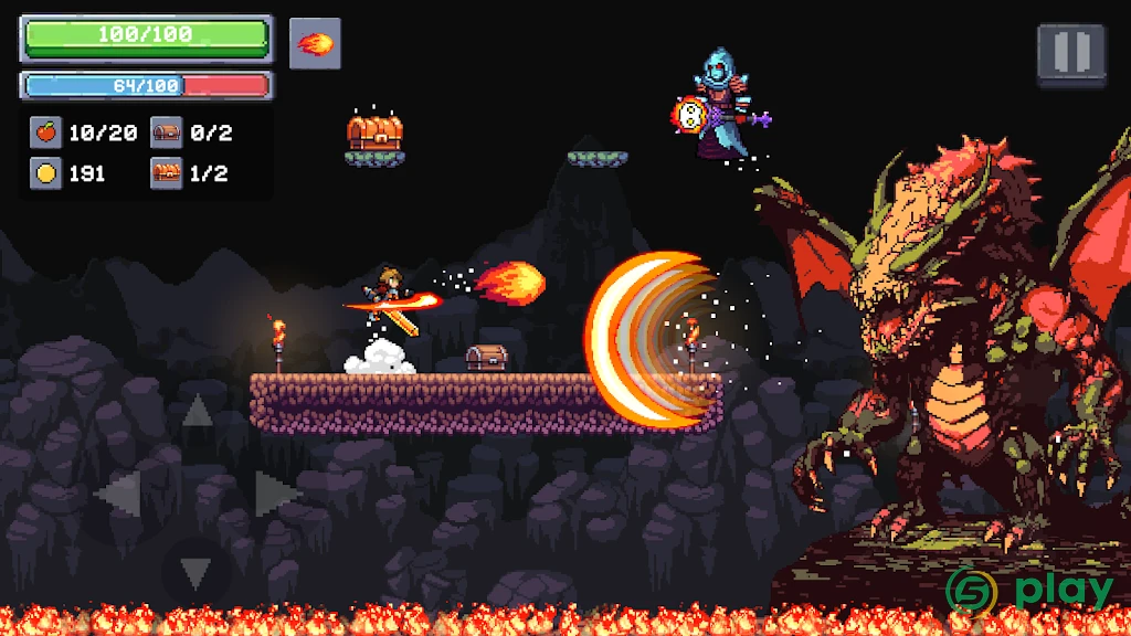 Apple Knight 2: Action Game — скриншот 2