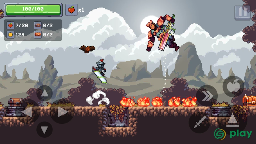 Apple Knight 2: Action Game — скриншот 3