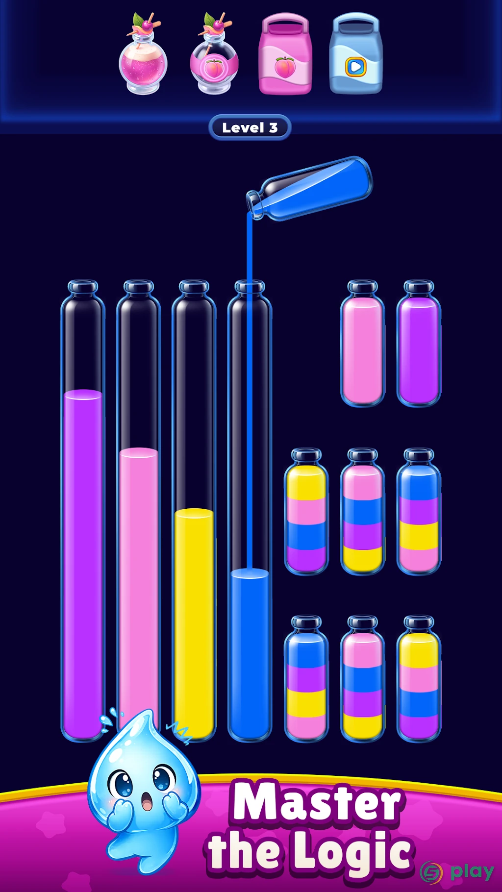 Water Sort Puzzle — скриншот 1