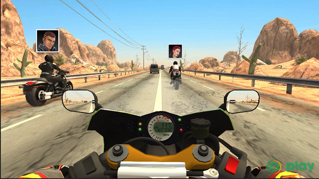 Racing Fever: Moto — скриншот 2