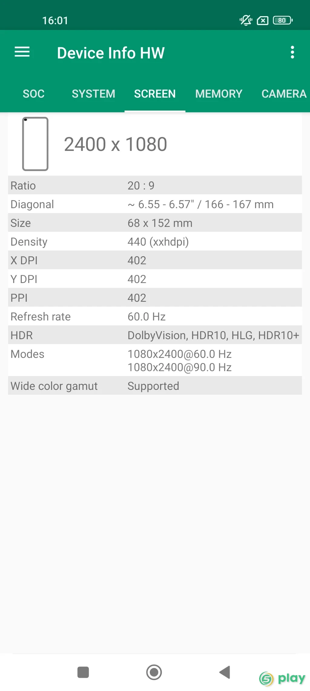 Device Info HW+ — скриншот 4